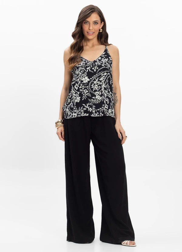 Endless - Blusa de Alça Feminina Preto 3