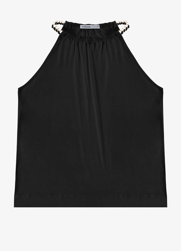 Endless - Blusa de Alça Feminina Preto