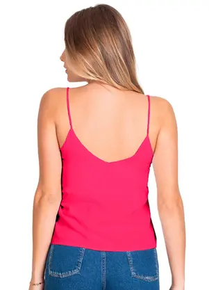 Rovitex - Blusa de Alça Feminina Rosa - ROVITEX