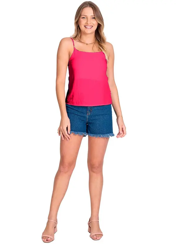 Rovitex - Blusa de Alça Feminina Rosa 3