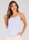 Infinita Cor - Blusa de Alça Feminina Visco Premiere Branco - variação: Branco