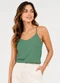 Infinita Cor - Blusa de Alça Feminina Visco Premiere Verde - variação: Verde