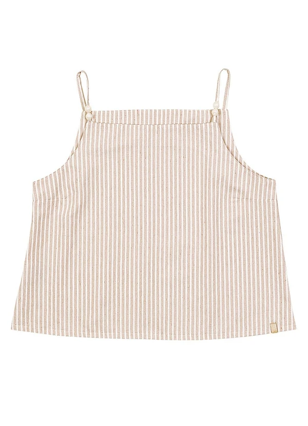 Soft Bonni - Blusa de Alca Fina Adulto Feminino Bege 2