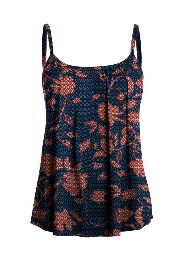 Quintess - Blusa de Alça Floral Liberty 5