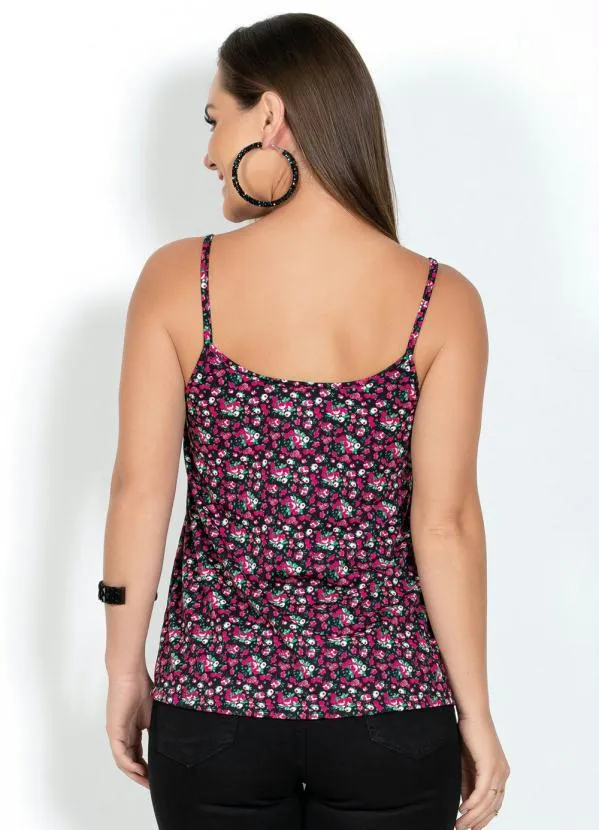 Moda Pop - Blusa de Alça Floral Soltinha 2