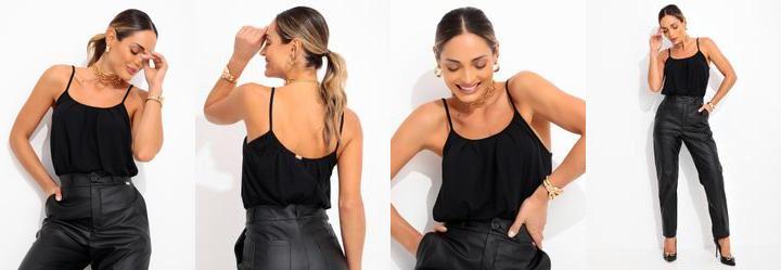 Blusa de Ala Preta