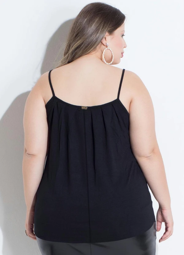 Quintess - Blusa de Alça Preta 3
