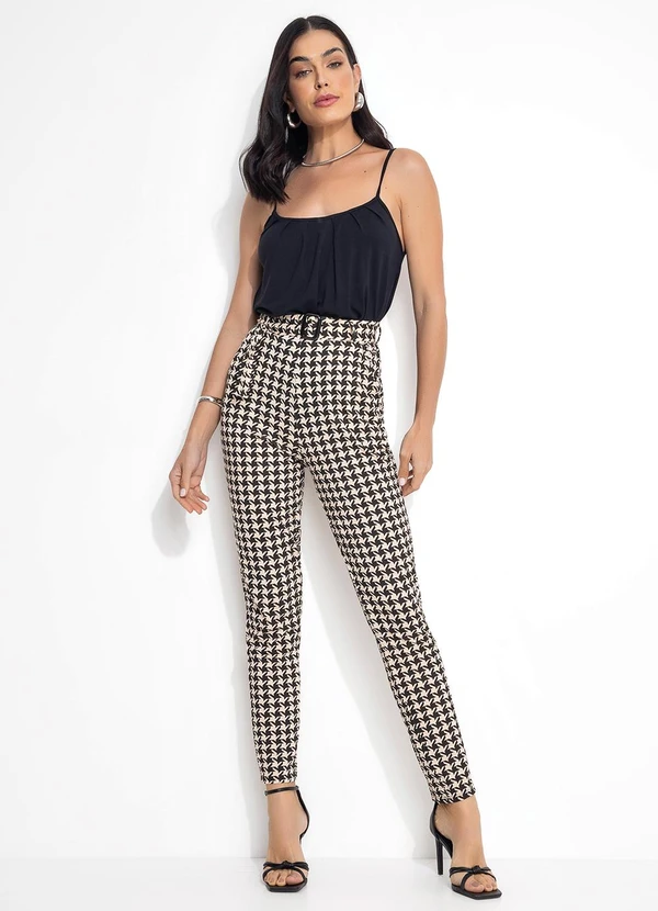 Quintess - Blusa de Alça Preta 12