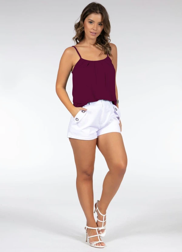 Quintess - Blusa de Alça Roxa 11