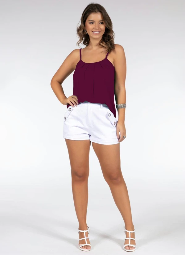 Quintess - Blusa de Alça Roxa 13