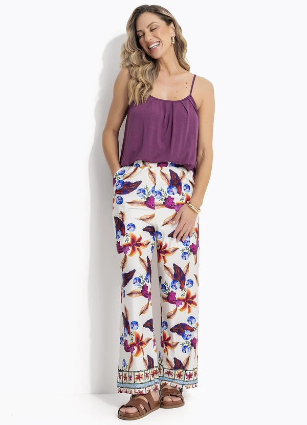 Quintess - Blusa de Alça Roxa 3