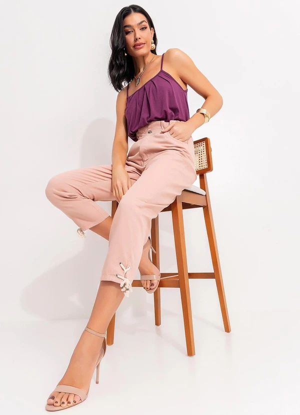 Quintess - Blusa de Alça Roxa 7