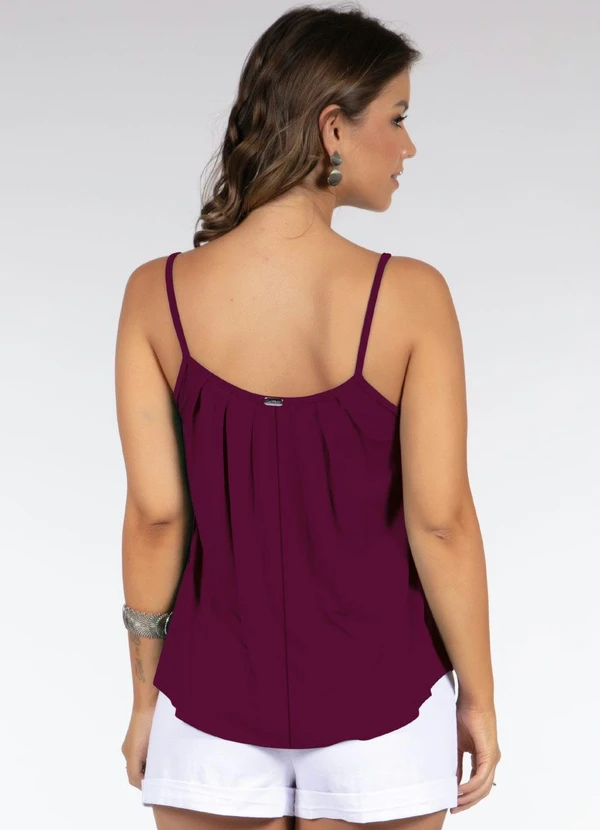 Quintess - Blusa de Alça Roxa 10