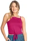 Rovitex - Blusa de Alça Semi Acabada Malha Delicate Laranja - variação: Rosa