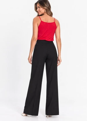 Rovitex - Blusa de Alça Semi Acabada Malha Delicate Vermelho - ROVITEX
