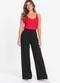 Rovitex - Blusa de Alça Semi Acabada Malha Delicate Bege - variação: Vermelho