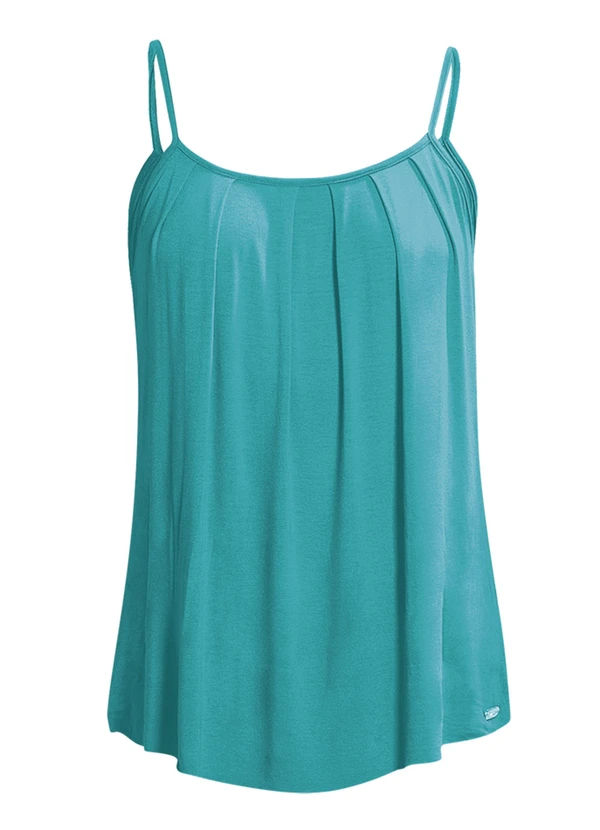 Quintess - Blusa de Alça Turquesa 5