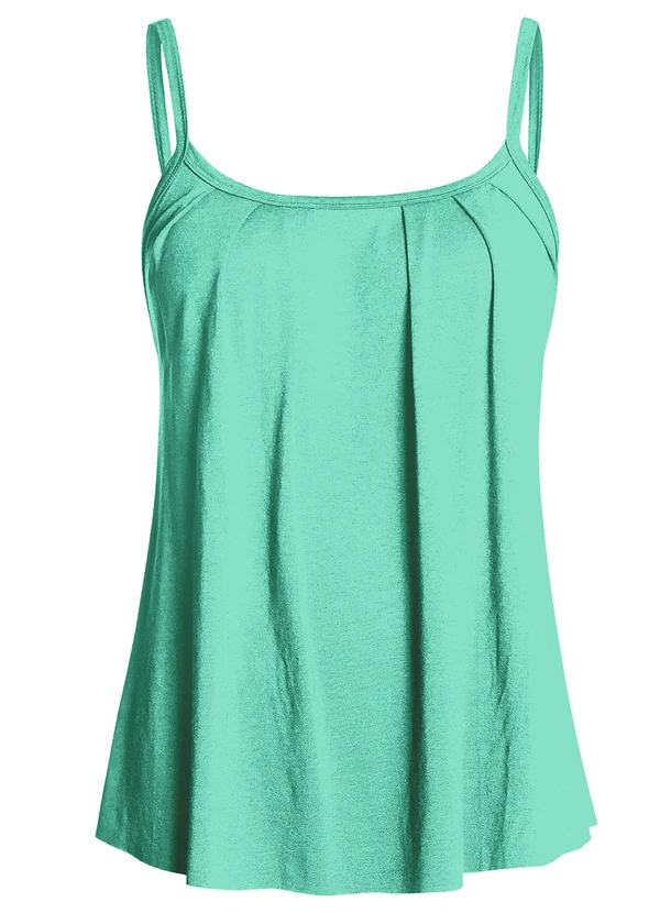 Quintess - Blusa de Alça Verde Água