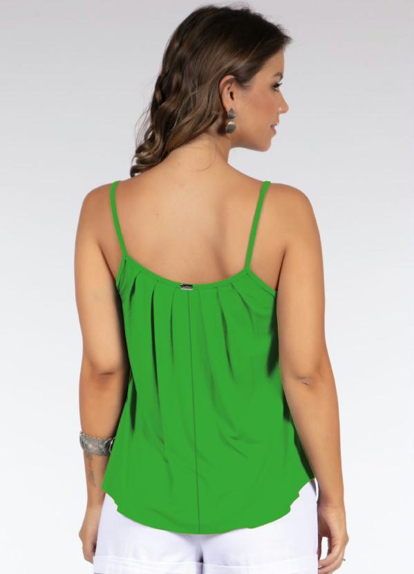 Quintess - Blusa de Alça Verde Folha 2