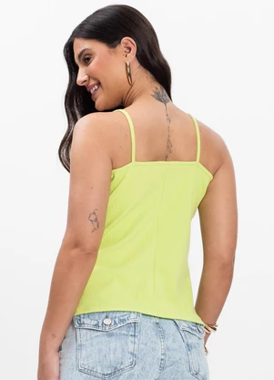 Infinita Cor - Blusa de Alça Verde - INFINITA COR