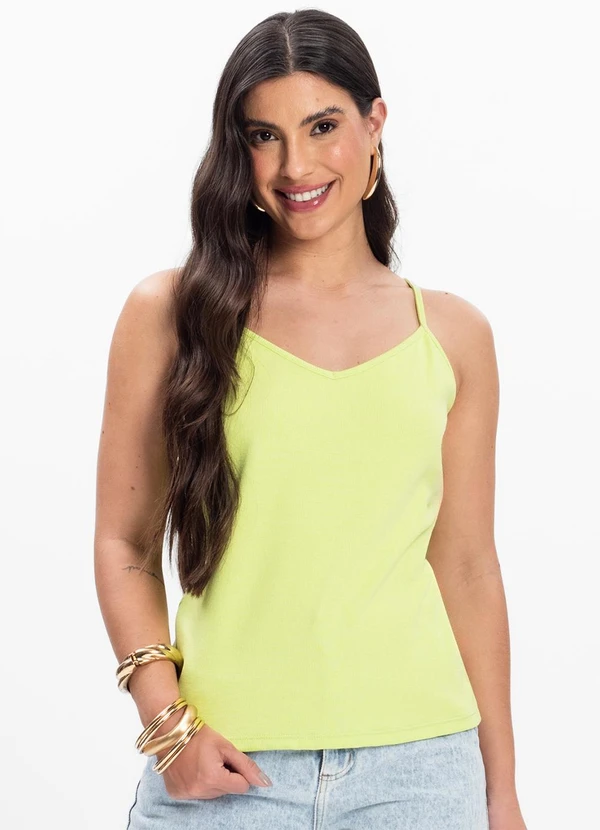 Infinita Cor - Blusa de Alça Verde