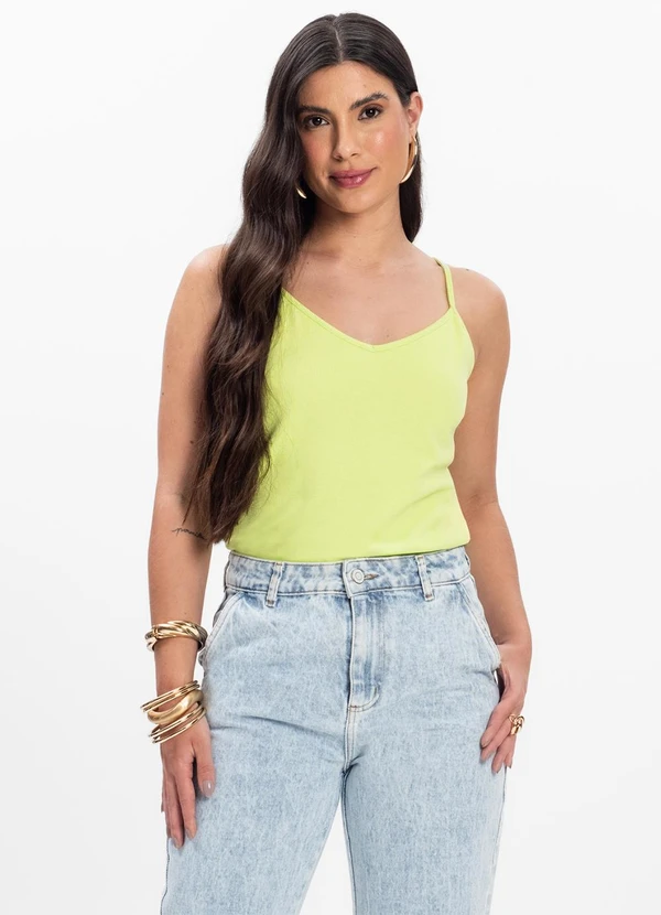 Infinita Cor - Blusa de Alça Verde 4