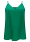 Lunender - Blusa de Alças com Decote em V em Viscose Verde - variação: Verde