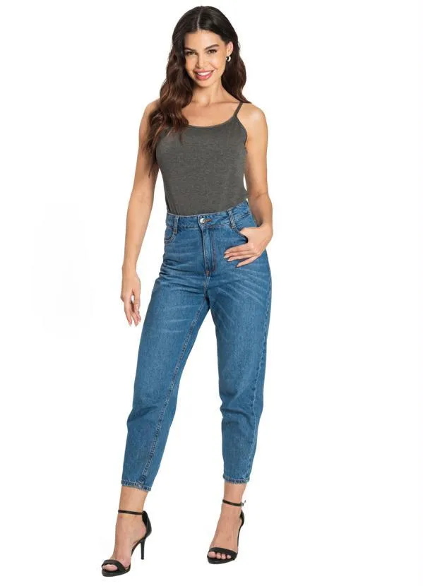 Rovitex - Blusa de Alças Feminina Básica Cinza 4