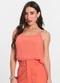 Endless - Blusa de Alças Feminina Linho Strong Rosa - variação: Laranja