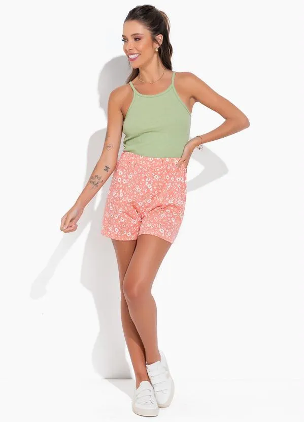 Moda Pop - Blusa de Alças Justinha Verde Claro 3