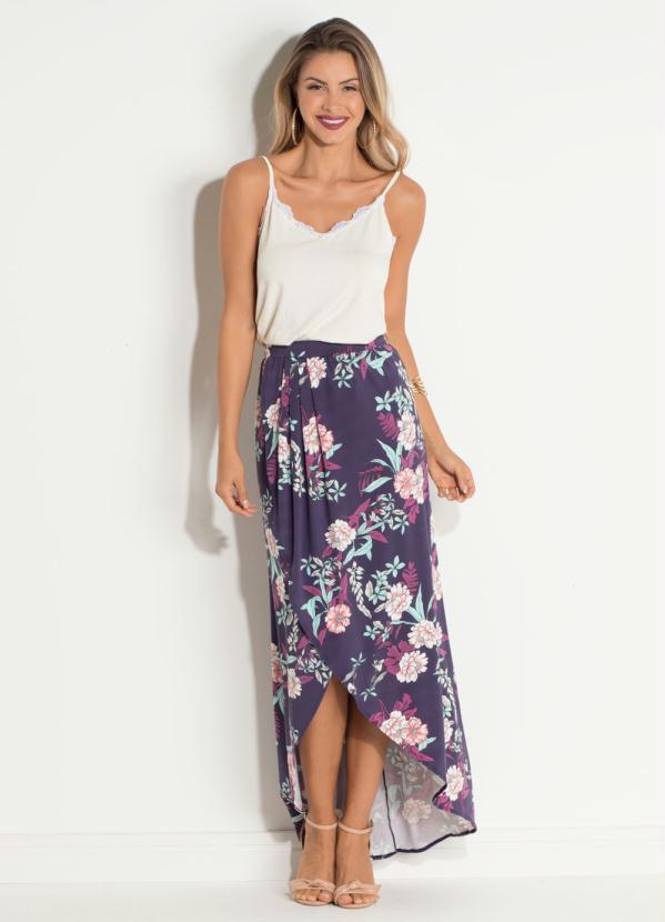 Quintess - Blusa de Alças Quintess Off White em Malha 7