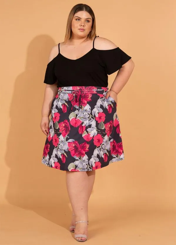 bonprix - Blusa de Alcinha Ombro de Fora Preto 7