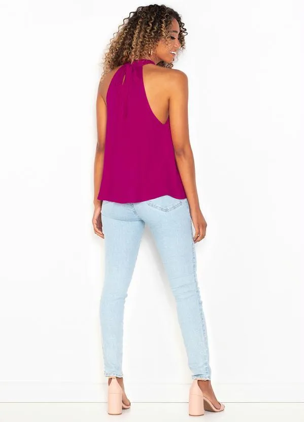 Forum - Blusa de Viscose Rosa 4