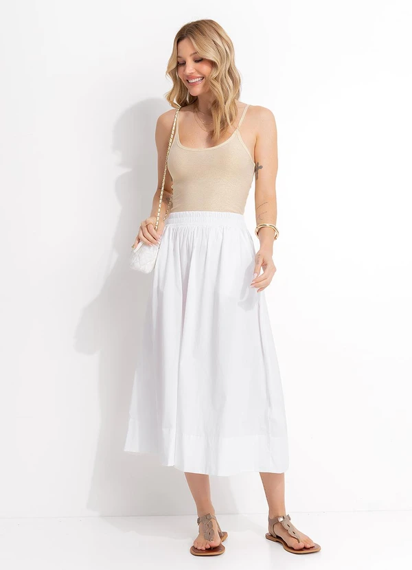 Quintess - Blusa Dourada em Malha Lurex 14