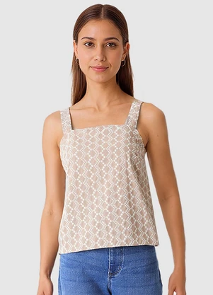 Malwee - Blusa em Laíse Marrom - MALWEE