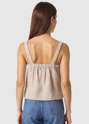 Malwee - Blusa em Laíse Marrom - MALWEE