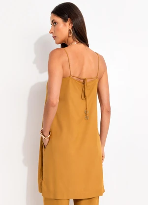 Colcci - Blusa em Viscose Marrom - COLCCI