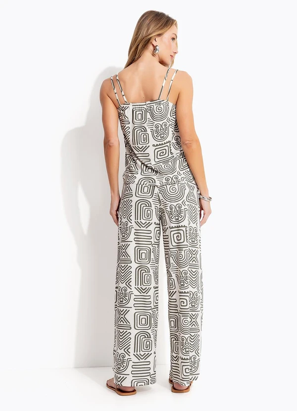 Quintess - Blusa Étnico Verde em Malha de Viscose 5