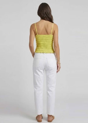 Infinita Cor - Blusa Feminina Alça Recorte nas Costas Verde - INFINITA COR