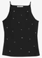 Endless - Blusa Feminina de Alça com Rebites Ribana Bege - variação: Preto