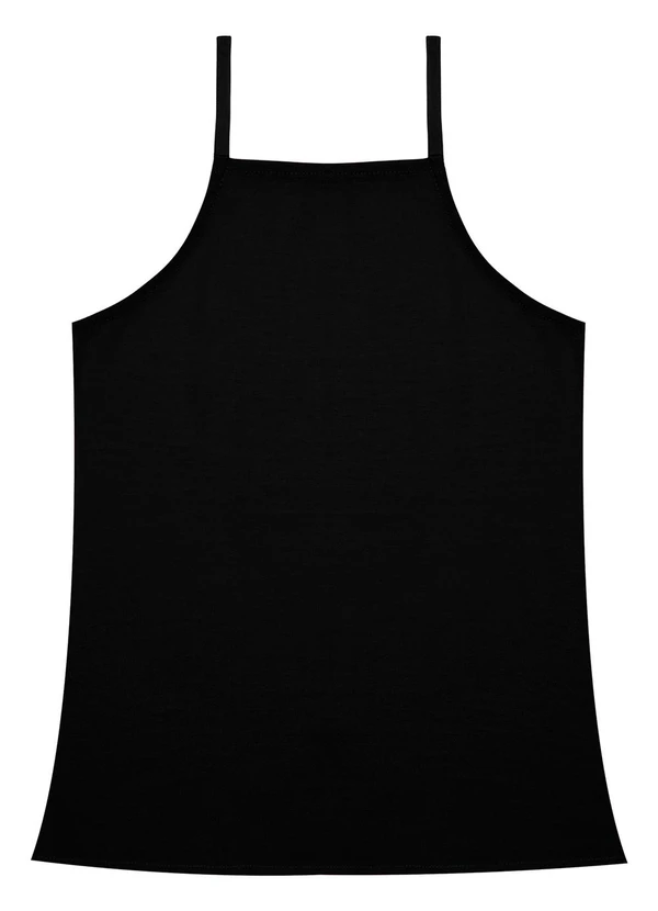 Rovitex - Blusa Feminina de Alça em Air Flow Preto 4