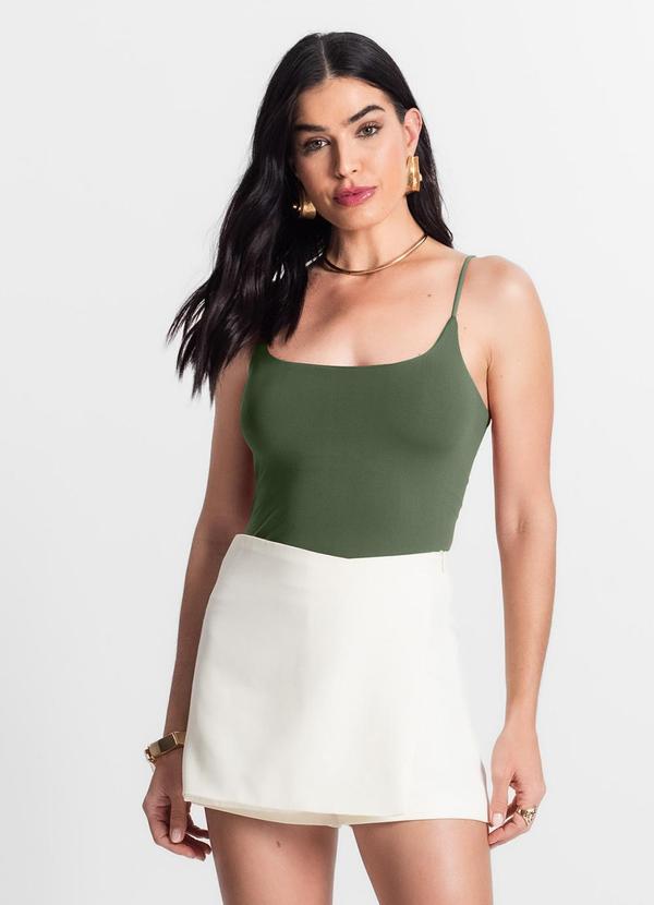 Rovitex - Blusa Feminina de Alça Poliamida Verde 2