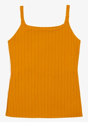 Infinita Cor - Blusa Feminina de Alça Select Amarelo - INFINITA COR