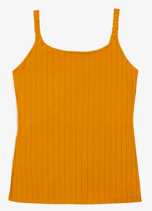 Infinita Cor - Blusa Feminina de Alça Select Amarelo - INFINITA COR
