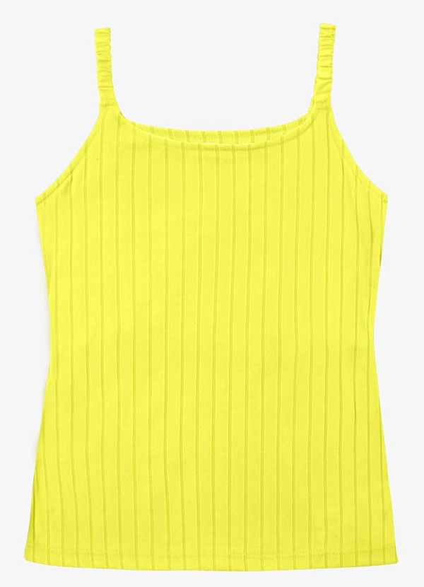 Infinita Cor - Blusa Feminina de Alça Select Amarelo