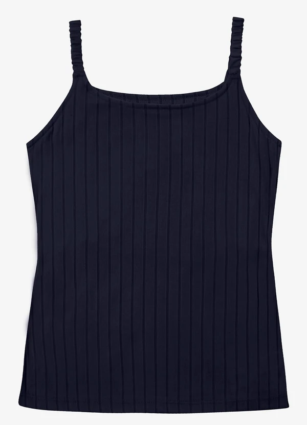 Infinita Cor - Blusa Feminina de Alça Select Azul