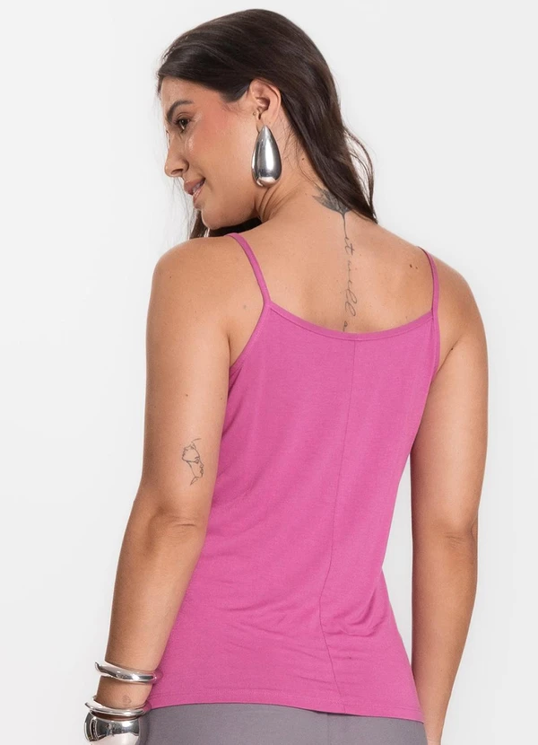 Select - Blusa Feminina de Alças Básica Rosa 2