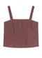 Essendi - Blusa Feminina em Alfaiataria Marrom - variação: Marrom