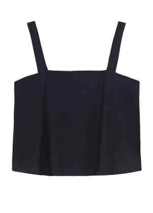 Essendi - Blusa Feminina em Alfaiataria Preto - ESSENDI