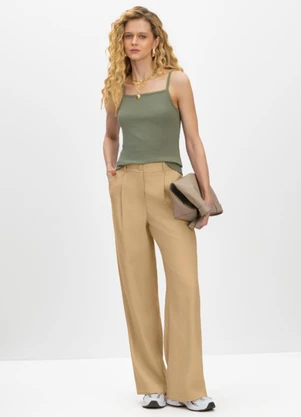 Essendi - Blusa Feminina em Ribana Verde - ESSENDI